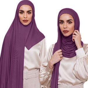 Instant Jersey hijab ready to wear hijab single loop - Magenta